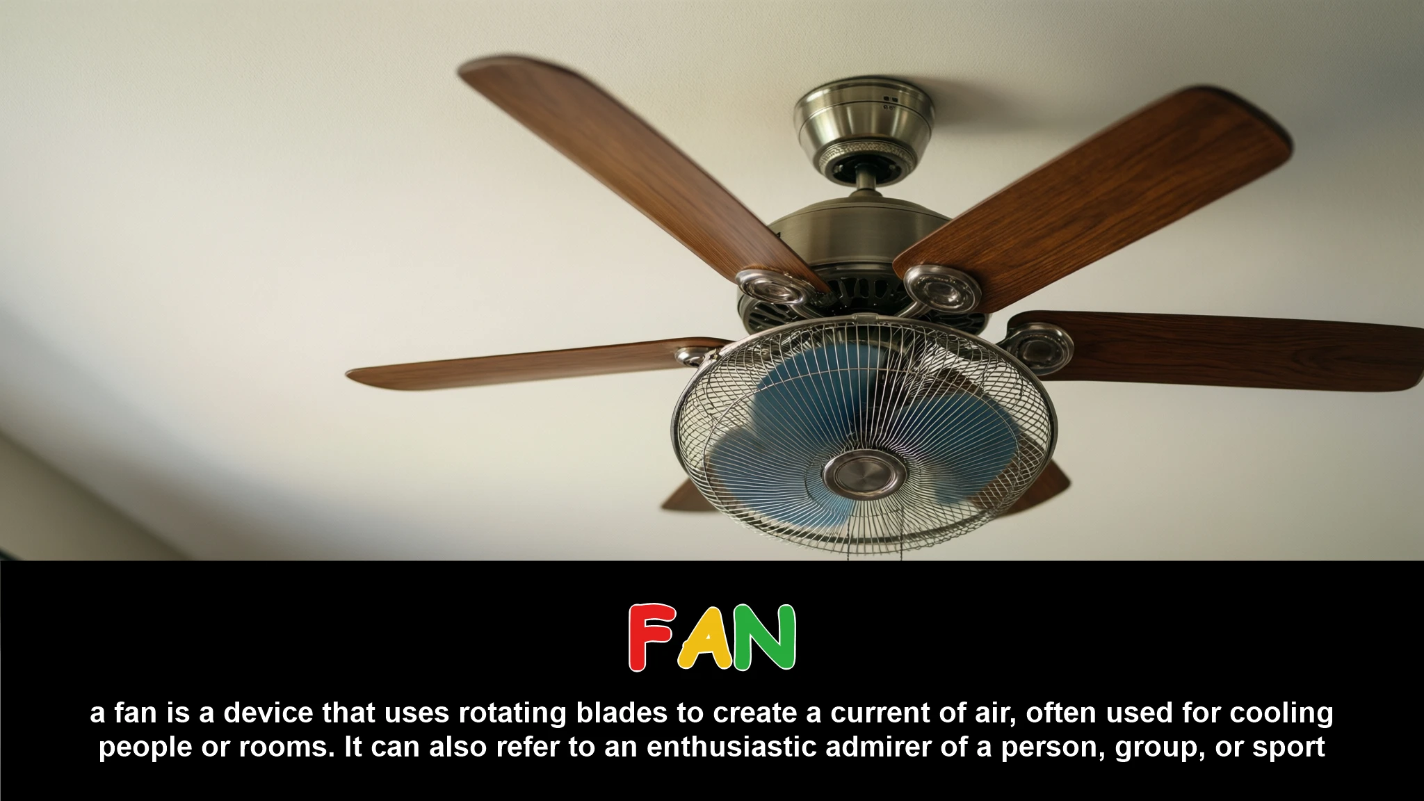 English Illustration for fan